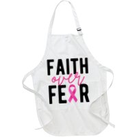 Faith Over Fear Breast Cancer Awareness Apron