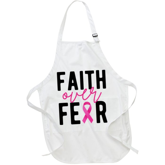 Faith Over Fear Breast Cancer Awareness Apron