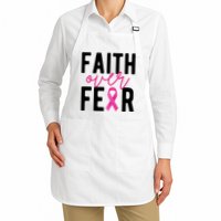 Faith Over Fear Breast Cancer Awareness Apron