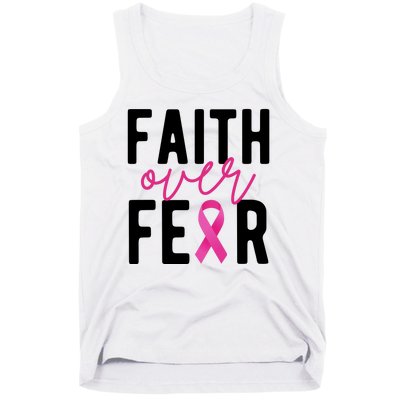 Faith Over Fear Breast Cancer Awareness Tank Top