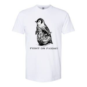 Fight or Flight Funny Penguin Pun Fight Or Flight Meme Softstyle CVC T-Shirt