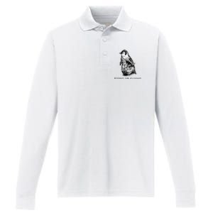 Fight or Flight Funny Penguin Pun Fight Or Flight Meme Performance Long Sleeve Polo