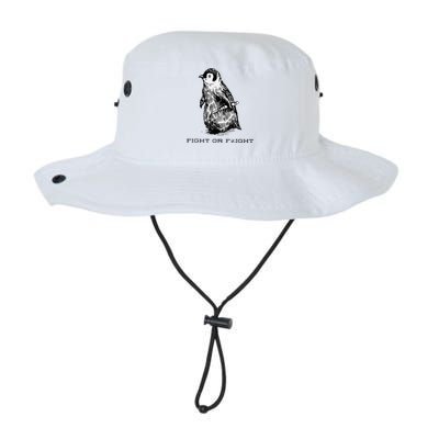 Fight or Flight Funny Penguin Pun Fight Or Flight Meme Legacy Cool Fit Booney Bucket Hat