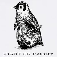 Fight or Flight Funny Penguin Pun Fight Or Flight Meme Flatbill Hat