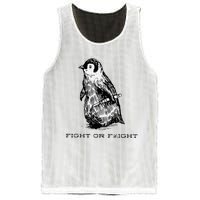 Fight or Flight Funny Penguin Pun Fight Or Flight Meme Mesh Reversible Basketball Jersey Tank