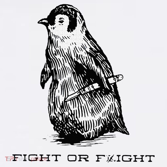 Fight or Flight Funny Penguin Pun Fight Or Flight Meme Visor
