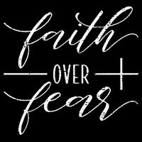 Faith Over Fear Jesus Christian Religious 16 in Basic Backpack