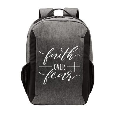 Faith Over Fear Jesus Christian Religious Vector Backpack