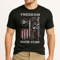 Freedom Over Fear 2nd Amendment Patriotic ProGun ON BACK Performance Shirt