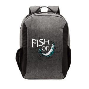 Fish On Fishing Gift For Bass Fisherman Fishing Gift Vector Backpack