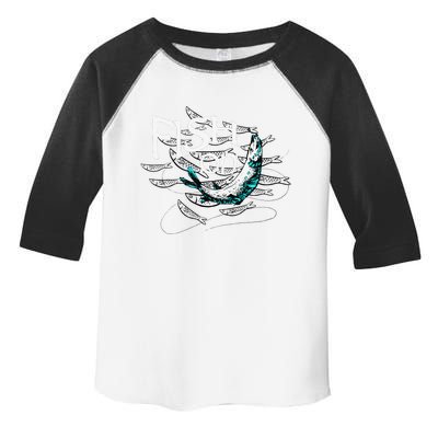 Fish On Fishing Gift For Bass Fisherman Fishing Gift Toddler Fine Jersey T-Shirt