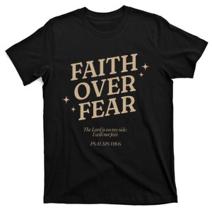 Faith Over Fear Christian Jesus T-Shirt