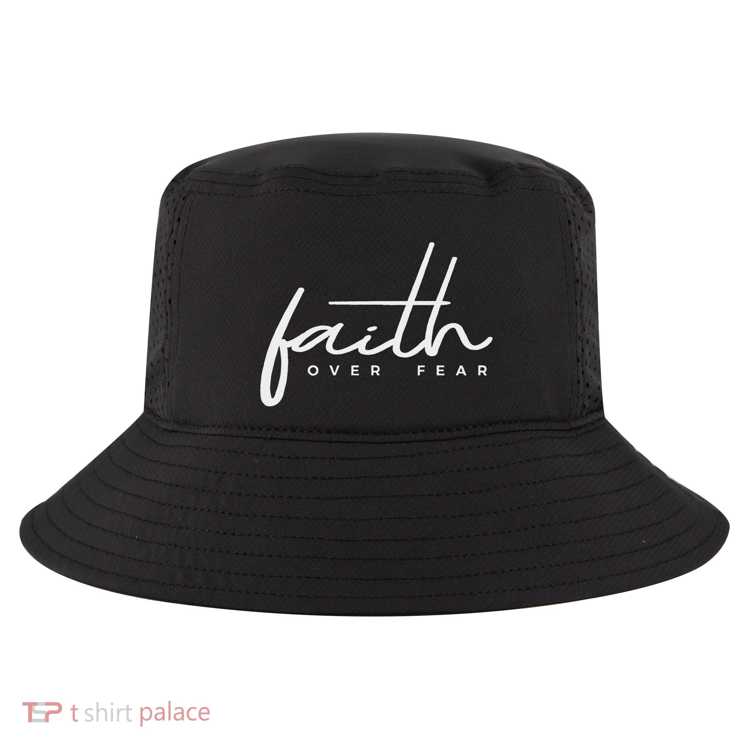 Faith Over Fear Christian Cool Comfort Performance Bucket Hat
