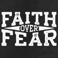 Faith Over Fear Christianity 7 Panel Mesh Trucker Snapback Hat