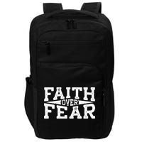 Faith Over Fear Christianity Impact Tech Backpack