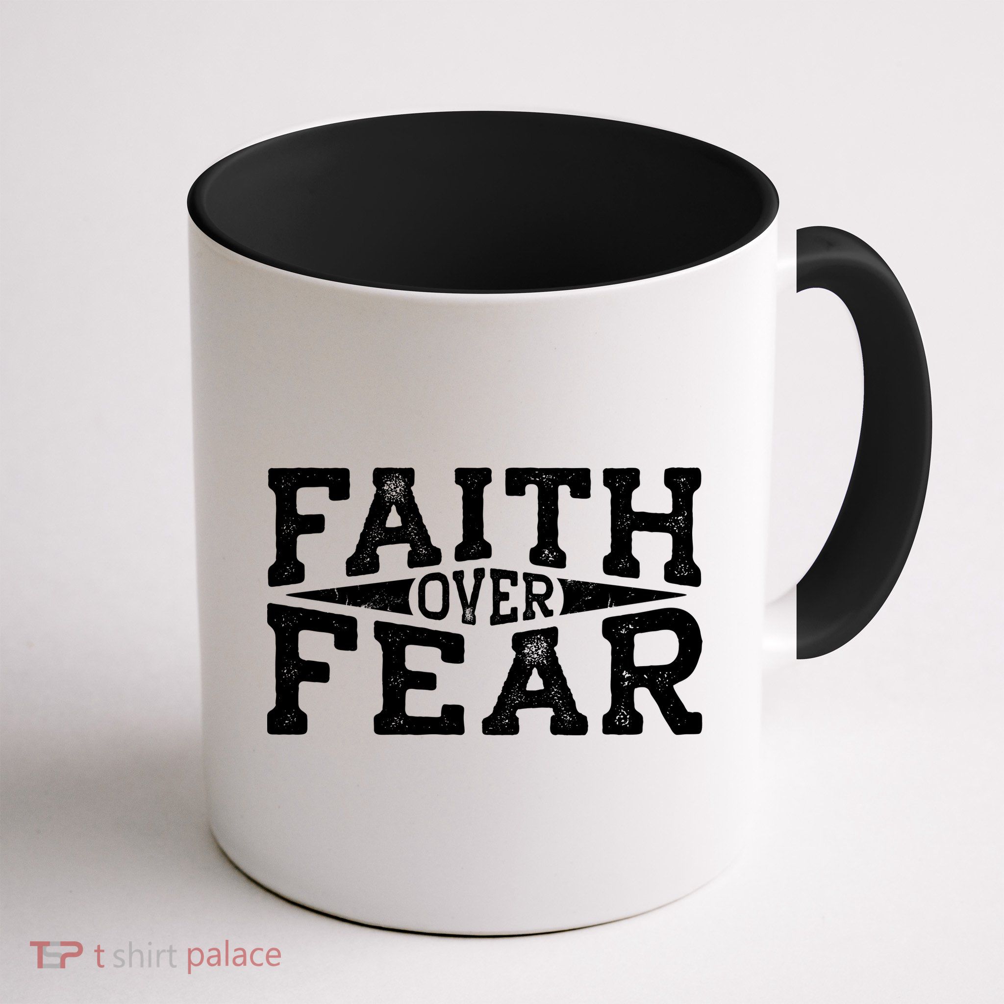 Faith Over Fear Christianity Mug