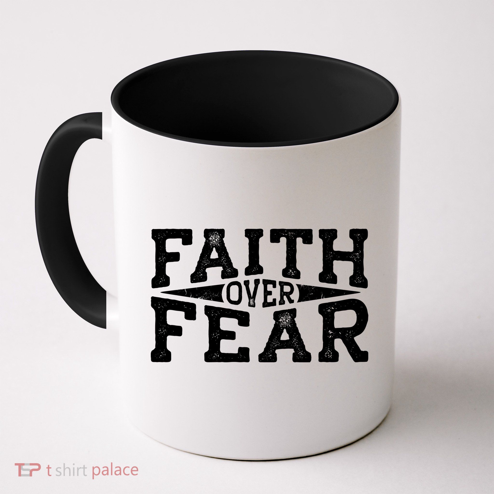 Faith Over Fear Christianity Mug