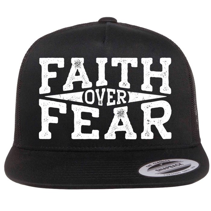 Faith Over Fear Christianity Flatbill Hat