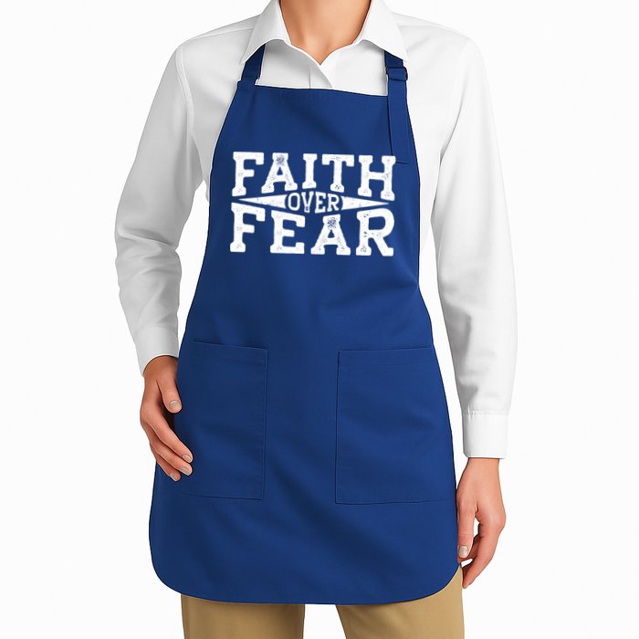 Faith Over Fear Christianity Apron