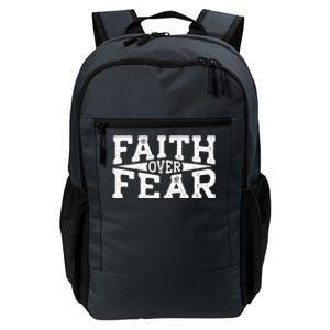 Faith Over Fear Christianity Daily Commute Backpack