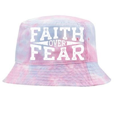 Faith Over Fear Christianity Tie-Dyed Bucket Hat