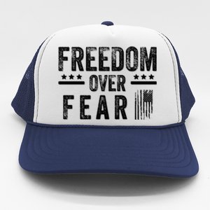 Freedom Over Fear Gift Trucker Hat