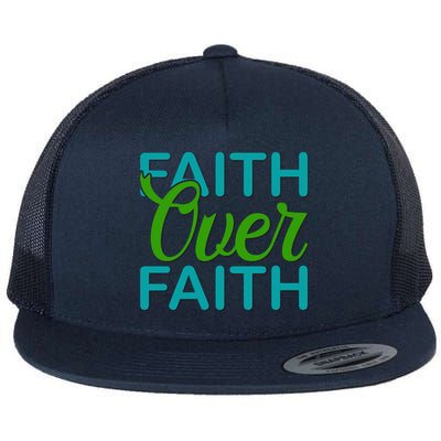 Faith Over Faith Flatbill Hat