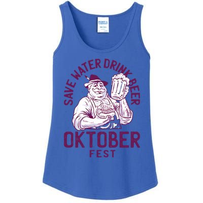 Funny Oktober Fest Save Water Beer Er October Gift Ladies Essential Tank