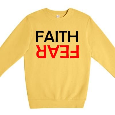 Faith Over Fear Premium Crewneck Sweatshirt