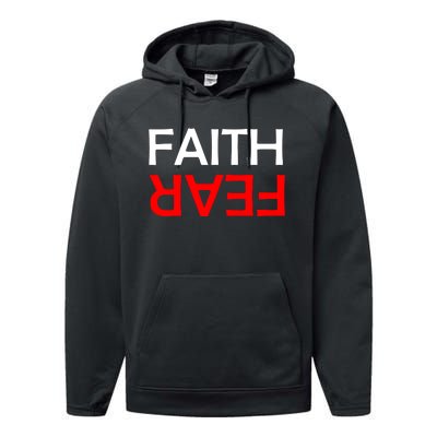 Faith Over Fear Performance Fleece Hoodie