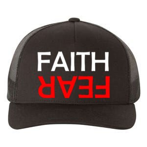 Faith Over Fear Yupoong Adult 5-Panel Trucker Hat