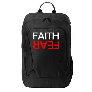 Faith Over Fear City Backpack