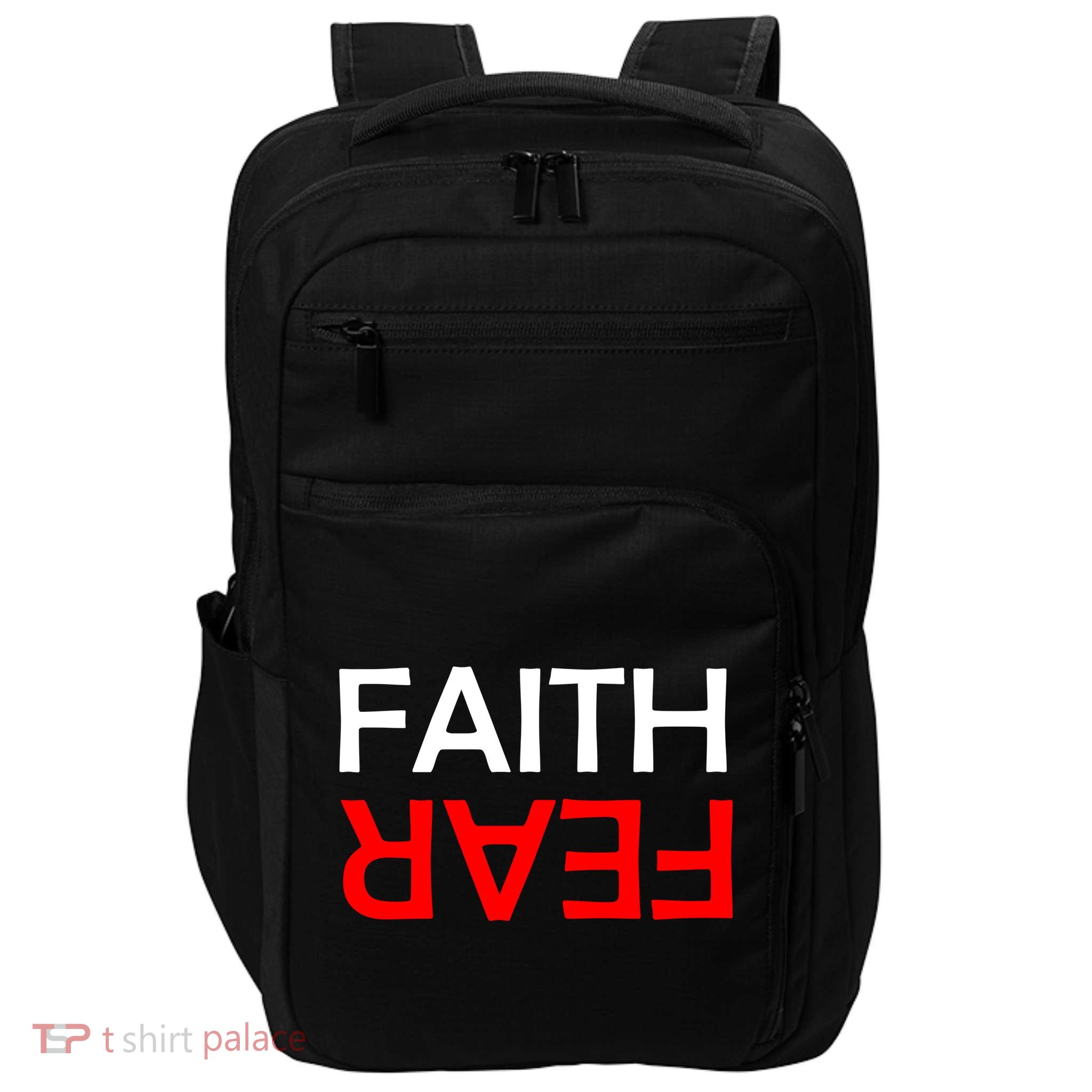 Faith Over Fear Impact Tech Backpack