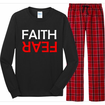 Faith Over Fear Long Sleeve Pajama Set