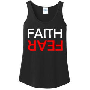 Faith Over Fear Ladies Essential Tank