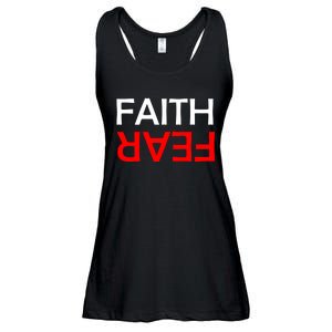 Faith Over Fear Ladies Essential Flowy Tank