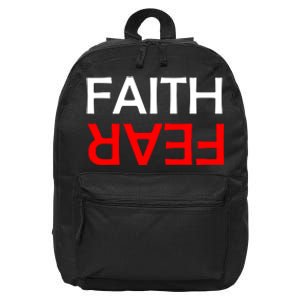 Faith Over Fear 16 in Basic Backpack