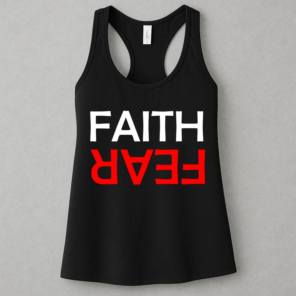 Faith Over Fear Womens Tank Top
