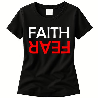 Faith Over Fear Womens T-Shirt