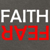 Faith Over Fear Cotton Canvas Backpack