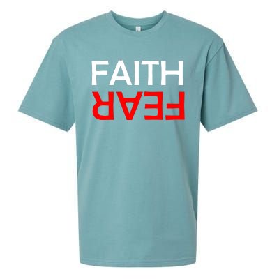 Faith Over Fear Sueded Cloud Jersey T-Shirt