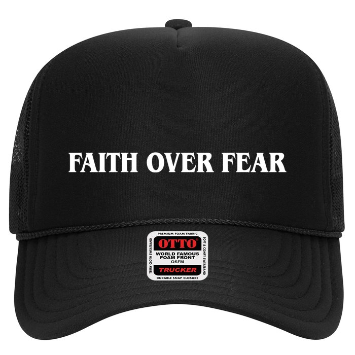 Faith Over Fear Psalms 1 18:6 Front Back Trucker Hat