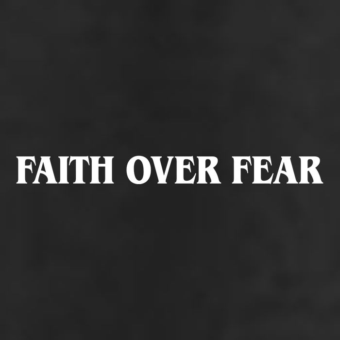 Faith Over Fear Psalms 1 18:6 Front Back Trucker Hat