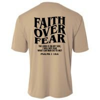 Faith Over Fear Psalms 1 18:6 Front Back Performance Shirt