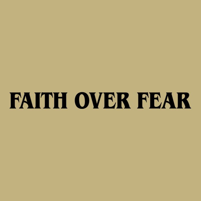 Faith Over Fear Psalms 1 18:6 Front Back Performance Shirt
