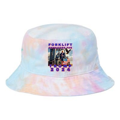 Forklift Operators For Trump Tie Dye Newport Bucket Hat