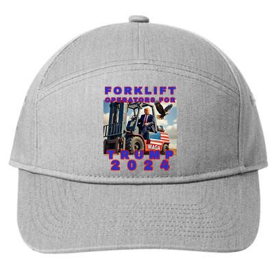 Forklift Operators For Trump 7-Panel Snapback Hat