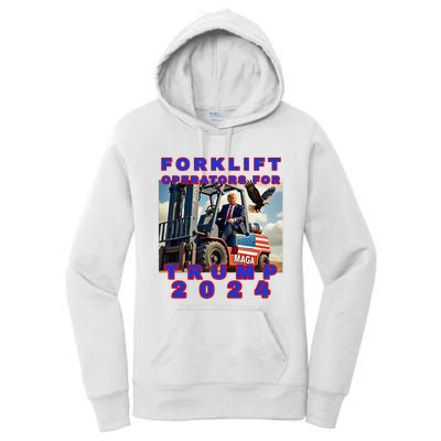 Forklift Operators For Trump Women's Pullover Hoodie