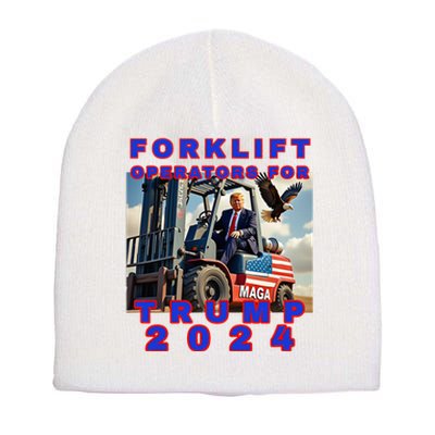 Forklift Operators For Trump Short Acrylic Beanie