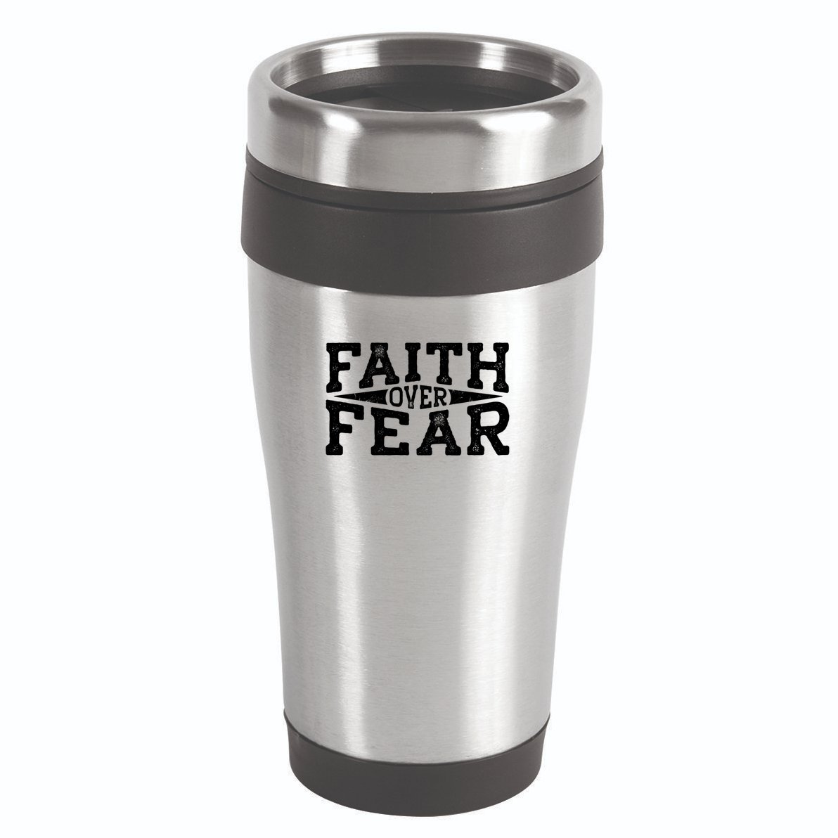 Faith Over Fear 16oz Travel Tumbler